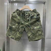 Camouflage Shorts Loose Cargo Men's Outerwear Casual Fifth Pants