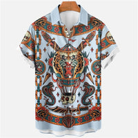 3D Myth Retro Animal Men's Shirt