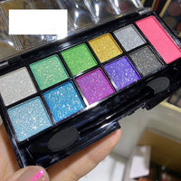 Blue-green-purple-yellow Eye Makeup