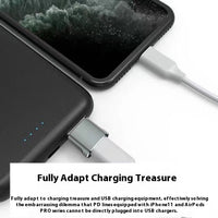 Usb To Typec Adapter Port Female Connector PD Fast Charge Data Cable Converter