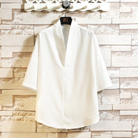 Fashion Personality Men's Three-quarter Sleeve Top