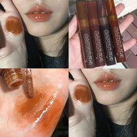 I Lava Chocolate Moisturizing Glaze Mirror Transparent Glass Lip Gloss