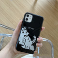 Japanese And Korean Cute Little Tiger Simple Creative Mobile Phone Case