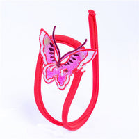 Red Butterfly Lace C-shaped Panties