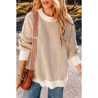 European And American Leisure Loose All-matching Jumper Top