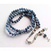 99-bead Weathered Agate Prayer Beads