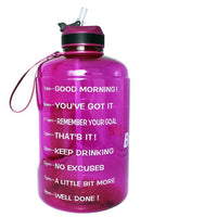 QuiFit 3.78L 2.2L 1.3L 128oz Gallon Water Bottle With Straw