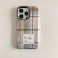 Niche Flannel Plaid Phone Case