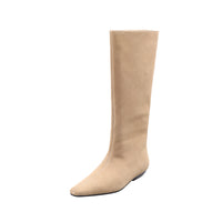 Women's Chunky Heel Straight Boots