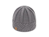 Autumn And Winter Outdoor Plus Velvet Warm Knitted Woolen Hat
