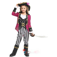 Adult Men's And Women's Fancy Dress Ball Performance Costume Captain Costume