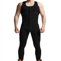 Solid Hooded Sleeveless Cardigan Bodysuit