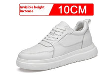 Height Increasing Insole Calf Leather Shoes Breathable
