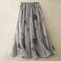 Artistic Vintage Loose-fitting Casual Double-layer Skirt