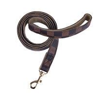 Pet Dog PU Collar Leash Set