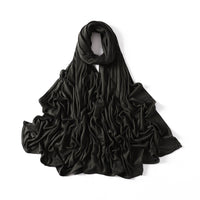 35 Colors Malaysia Pure Color Modal Curling Mercerized Cotton Scarf