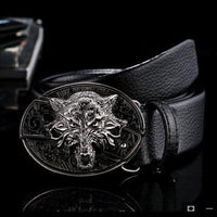 Smooth Buckle For Self-defense Trendy Punk-style Belt Buckle With A Distinctive Look