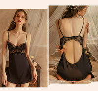 Ladies Fashion New French Underwire Nightdress