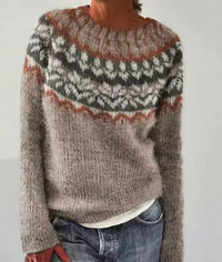 Hot Sale Round Neck Loose And Stylish Long Sleeves Sweater