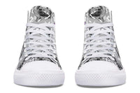 Printed Couple High-top Canvas Shoes