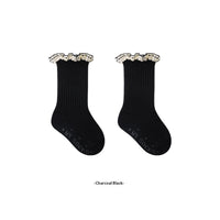 Children Mid Calf Lace Princess Socks