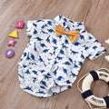 Baby Boy Summer New Short Sleeved Kazakhstan Shorts Suit Boy European And American Gentleman Dress