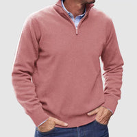 Autumn Men's Season Zipper Sweater Ultra-thin Lightweight