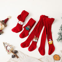 Children's Fashion Personality Cartoon Christmas Leggings