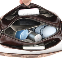 Oil Wax Leather Cross-border Trendy Women's Bag New Retro Double-sided