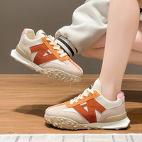 New Low-cut Fashion Color Block Platform Shoes