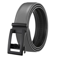 Men's Leather Belt Automatic Buckle Two-layer Cowhide Hollow