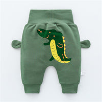 High Waist Belly Protector Girls Harem Pants Toddler Autumn Trousers