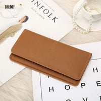 Women's Soft Leather Buckle Wallet