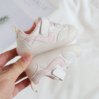 Solid Color Boys And Girls Toddler Soft Bottom Kids White Shoes