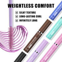 Color Mascara Waterproof Not Smudge Long Thick