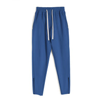 Slim Fit Leg Opening Zipper Ankle Banded Pants