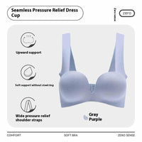 One Piece Underwear Women's Thin Section Without Steel Ring Gathering Bra