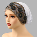 Beaded Lace Cap For Womenversatile