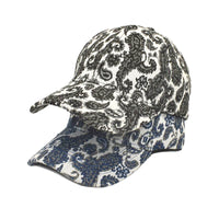 Spring And Summer Men And Women Baseball Cap Paisley Pattern Printed Baseball Cap
