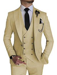 Men's Fashionable Casual Business Three-Piece Suit