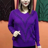 Base Shirt Mom Wear Casual Loose Elastic Slimming Youthful-looking