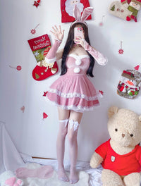 New Christmas Costume Stage Maid Costume Dress