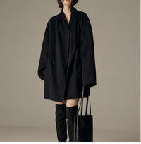 Elegant Winter Double-sided Wool Women's Coat