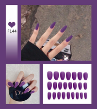 Matte Matte Super Long Ballet Nail