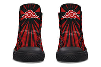 Printed Couple High-top Canvas Shoes