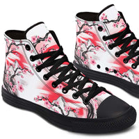 Printed Couple High Top Canvas Shoes