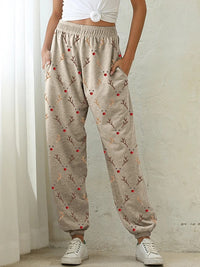 Animal-themed Digital-print High-waisted Harem Pants
