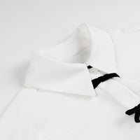 Women's Fashion Bow Decorated Long Sleeve Shirt