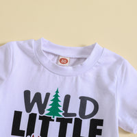 Printed Pullover Children's Fashion Round Neck Suit