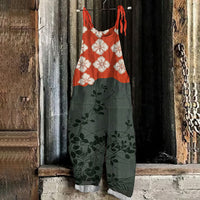 Women's Printed Round Neck Sweater Pullover Leisure Loose Pullover Street Style